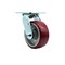 Service Caster 5 Inch Poly on Aluminum Wheel Swivel Caster with Roller Bearing SCC-30CS520-PAR - alternate 1